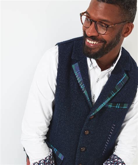 mix and match waistcoat.